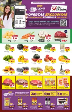 Supermercados São Vicente Folheto - válido de 29.07.2025 | Página: 1 | Produtos: Capsulas 3 corações, Alcatra, Cenoura, Azeite