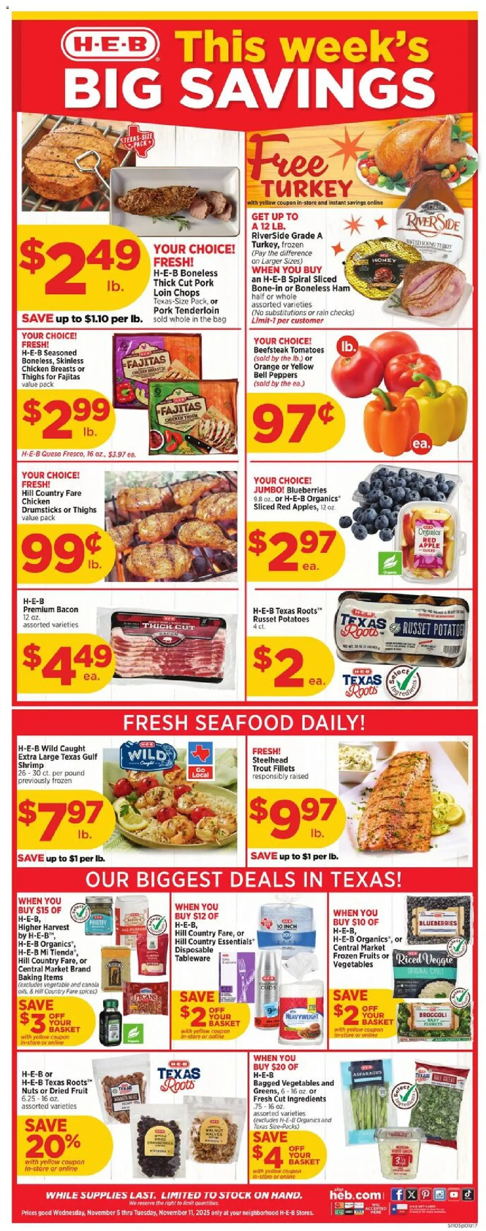 H-E-B Weekly Ad - valid from 05.11.2025 | Page: 1