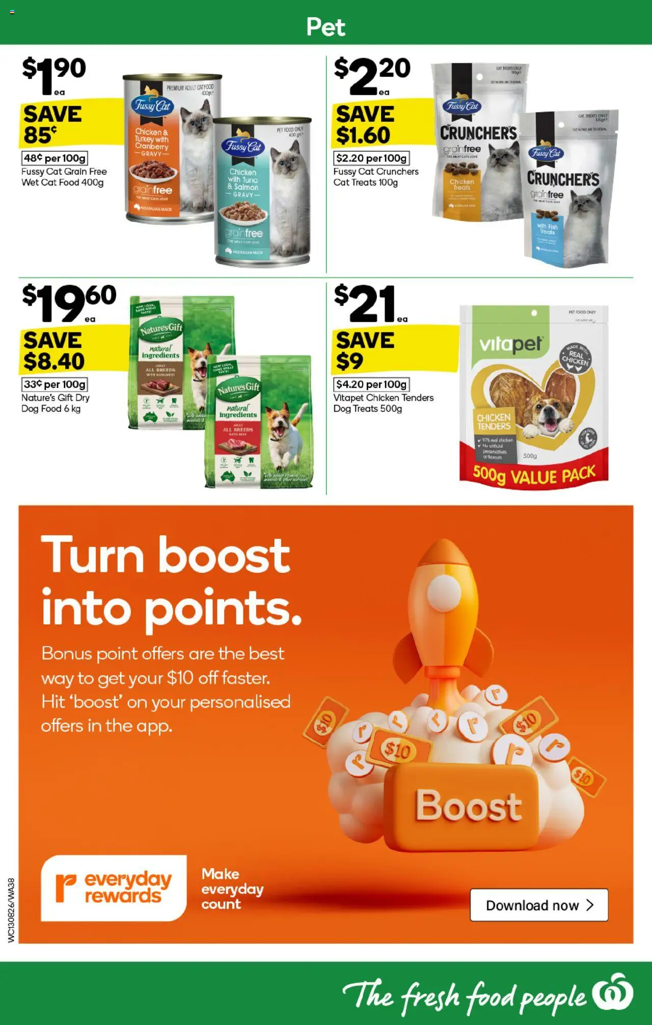 Woolworths catalogue - valid from 13.08.2025 | Page: 38 | Products: Chicken, Fish, Salmon, Turkey