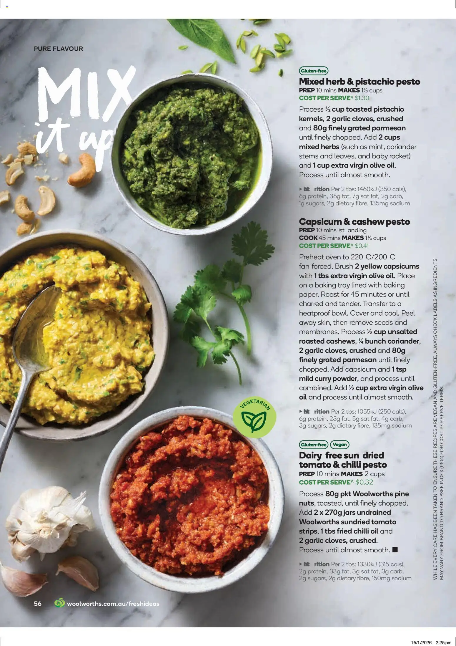 Woolworths catalogue - valid from 01.03.2026 | Page: 56 | Products: Peel, Rocket, Chilli, Oven