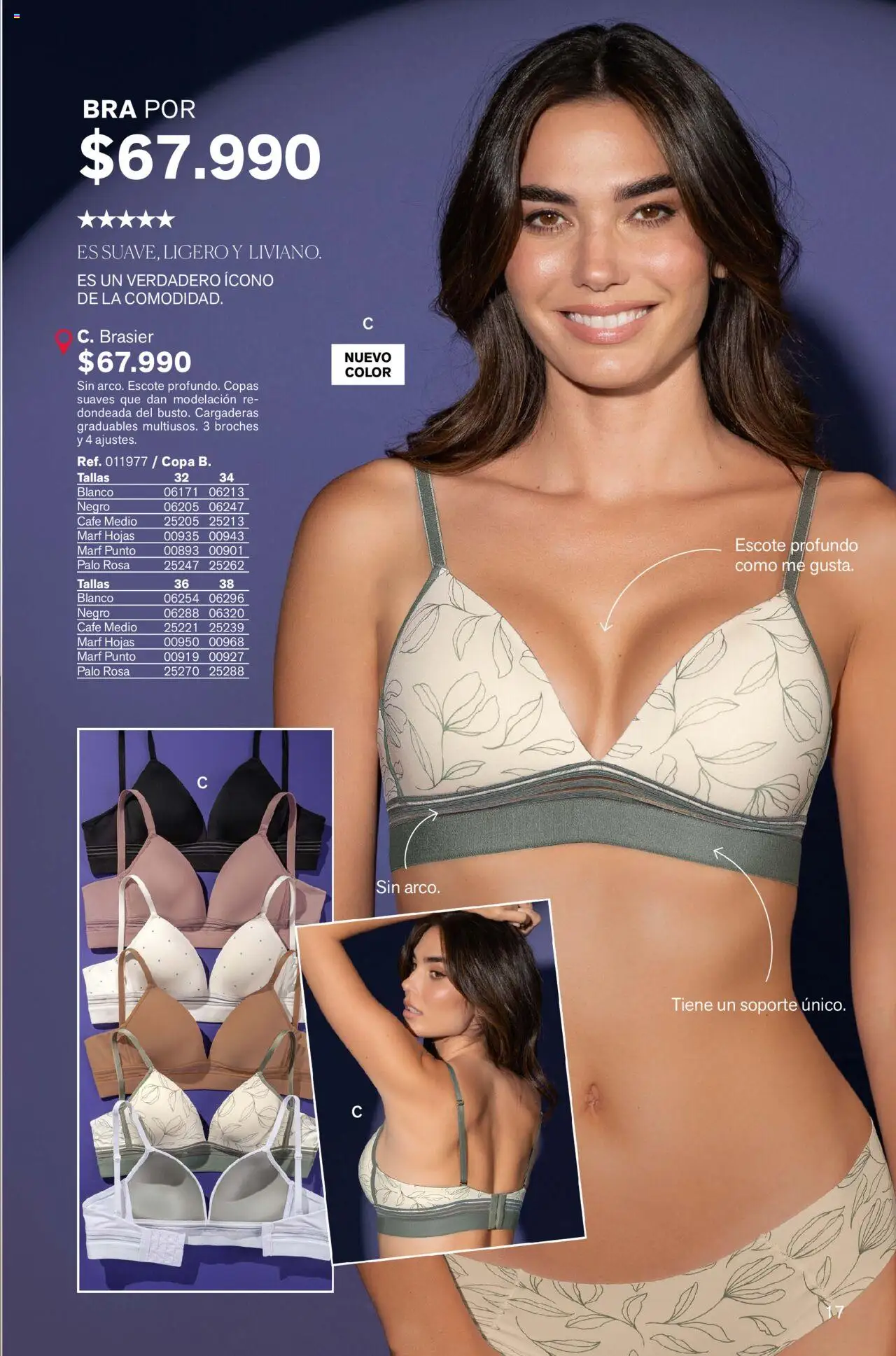 Leonisa revista - valida desde el 01.10.2025 | Página: 17 | Productos: Brasier, Café
