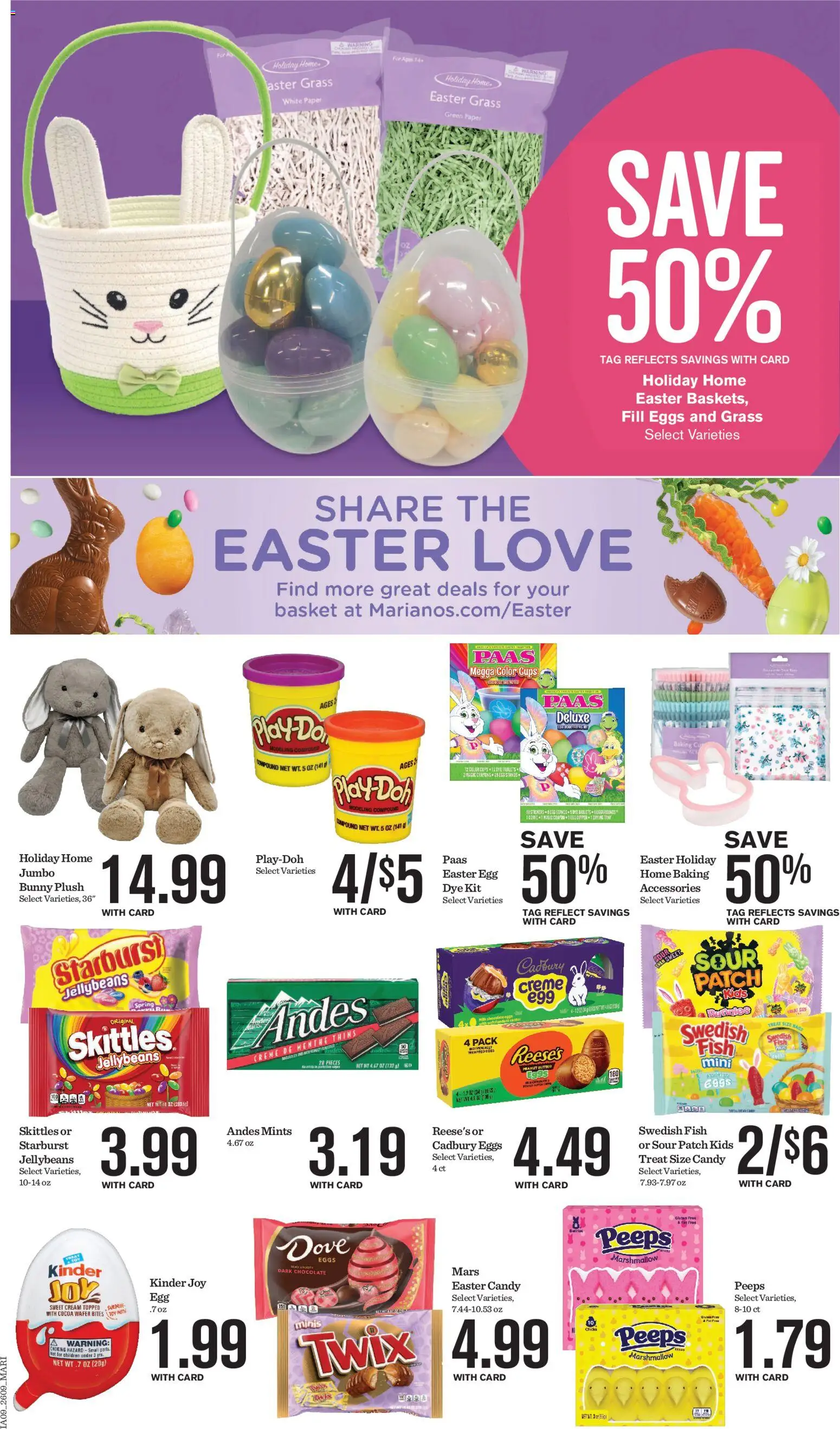 Mariano's Weekly Ad - valid from 01.04.2026 | Page: 8 | Products: Basket, Eggs, Chocolate, Fish