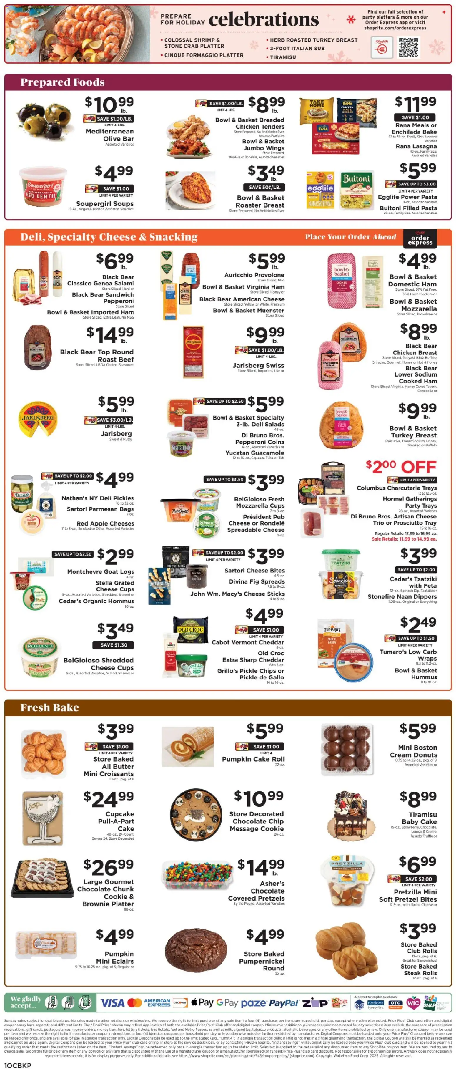 ShopRite Weekly Ad 2 - valid from 28.12.2025 | Page: 10 | Products: Spinach, Beef, Chips, Pumpkin