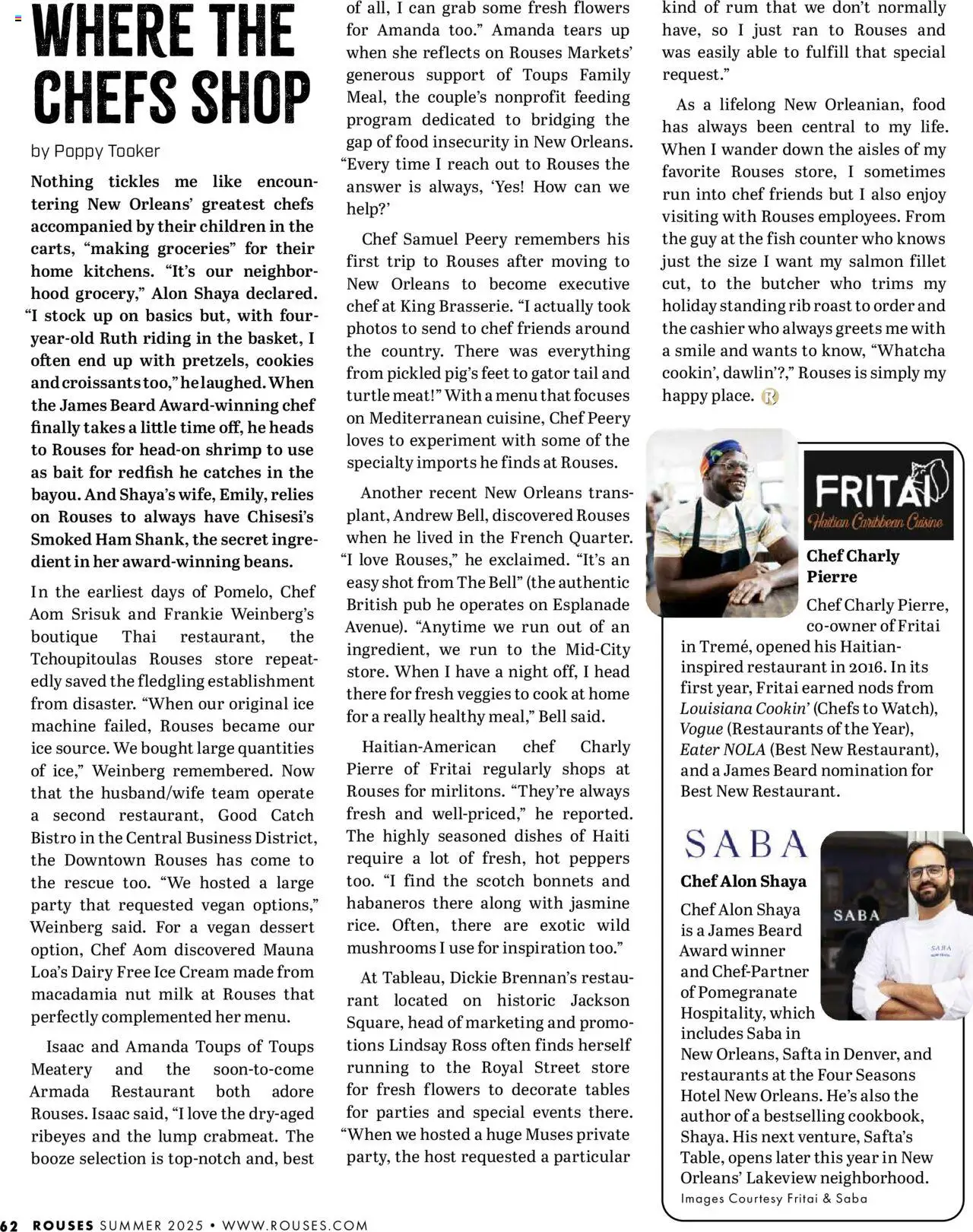 Rouses Magazine Summer 2025 - valid from 01.09.2025 | Page: 64 | Products: Peppers, Ham, Cookies, Bait