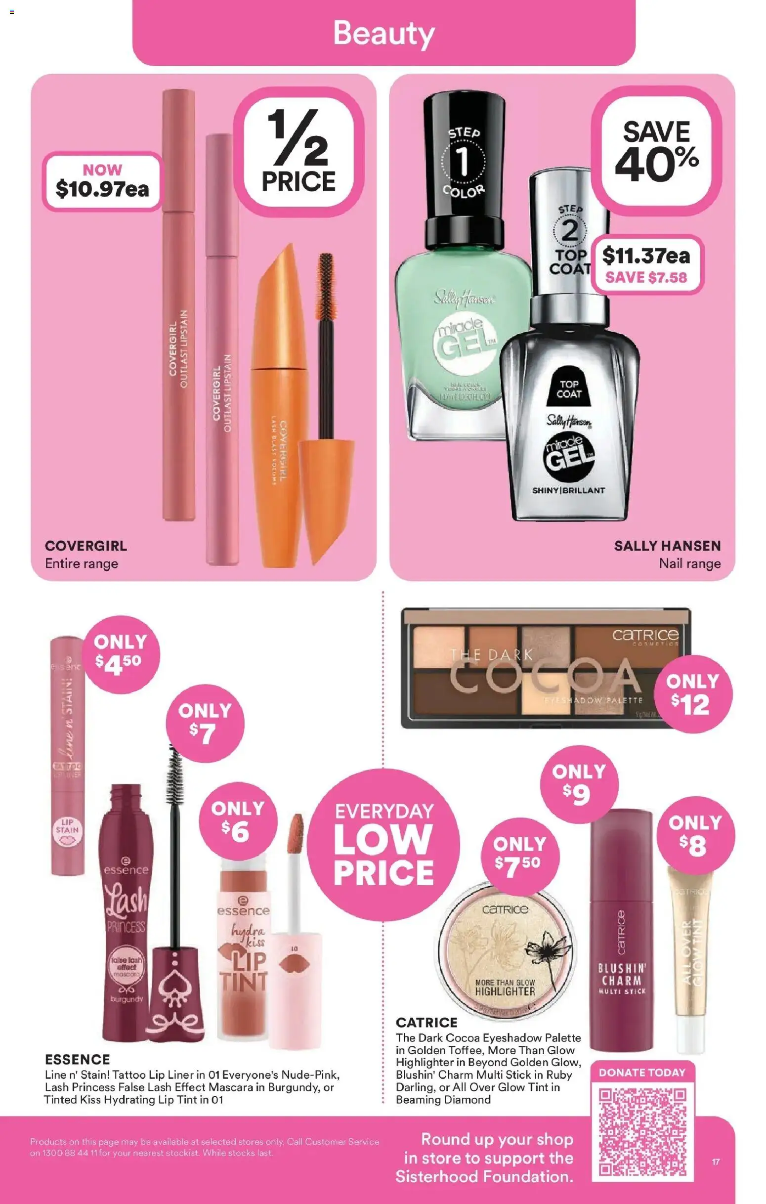 Priceline Pharmacy catalogue - valid from 25.12.2025 | Page: 17 | Products: Diamond, Cocoa, Lip tint, Lip liner