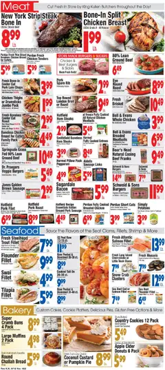 King Kullen Weekly Ad - valid from 12.09.2025 | Page: 2 | Products: Box, Ham, Cream, Pumpkin