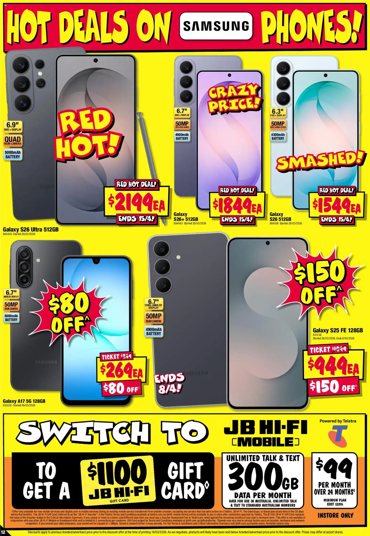 JB Hi-Fi catalogue - valid from 02.04.2026 | Page: 12 | Products: Battery, Camera, Mobile