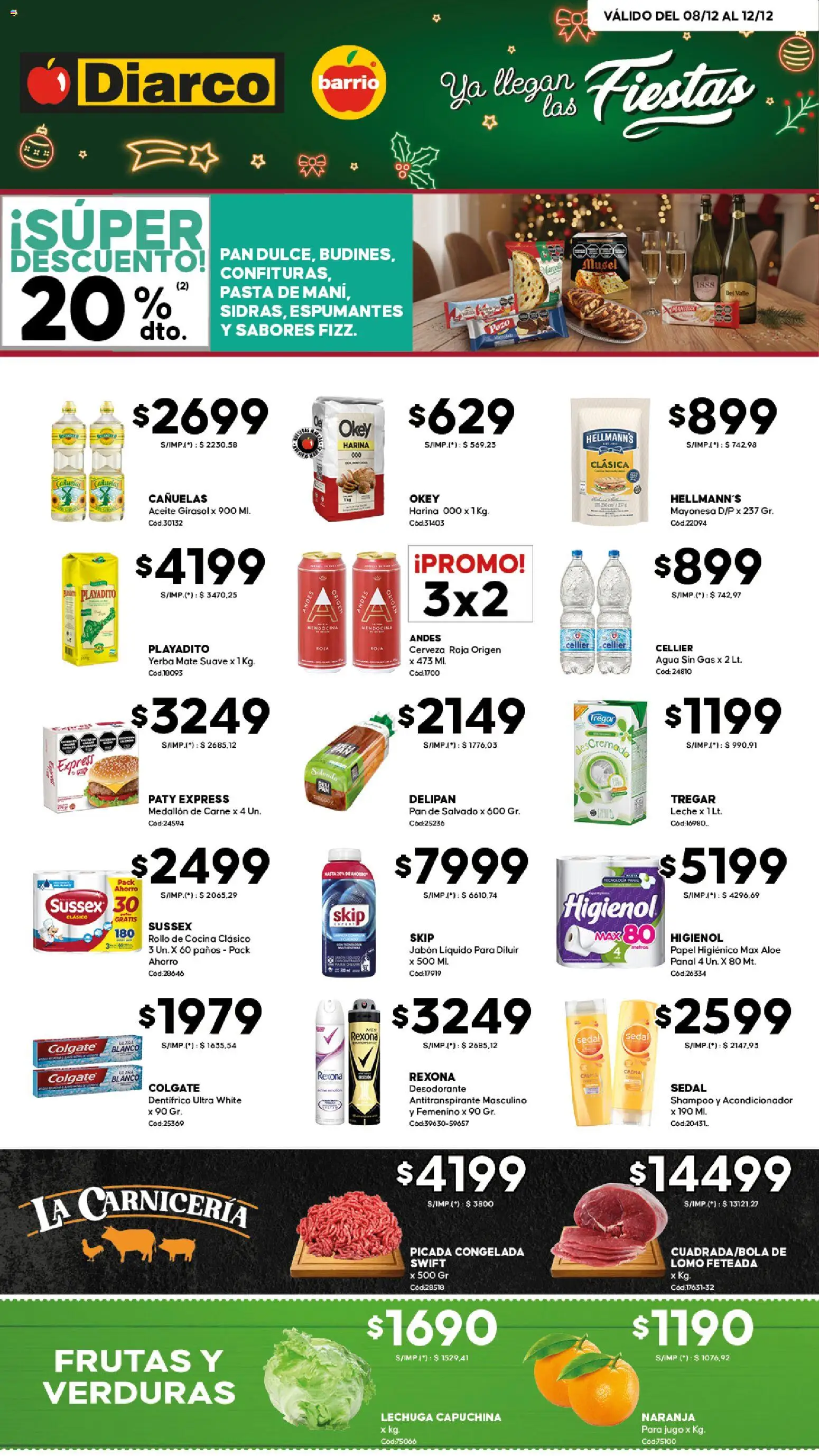 Diarco ofertas │ válido desde el 08.12.2025 | Página: 1
