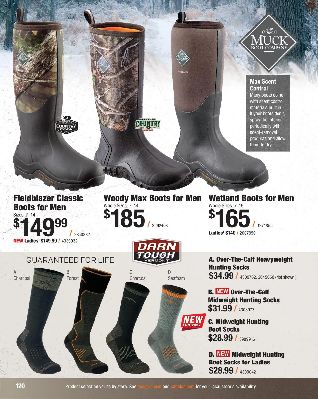 Cabela's Hunting Master 25 - valid from 11.08.2025 | Page: 120 | Products: Hunting Boot, Socks, Boots