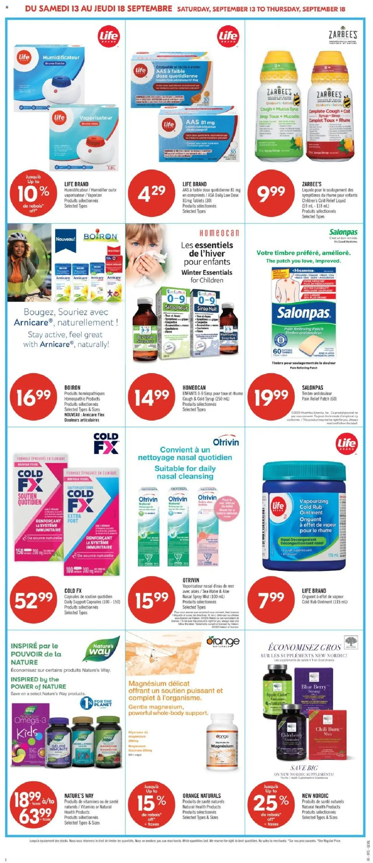 Pharmaprix flyer valid from 13.09.2025 | Page: 14