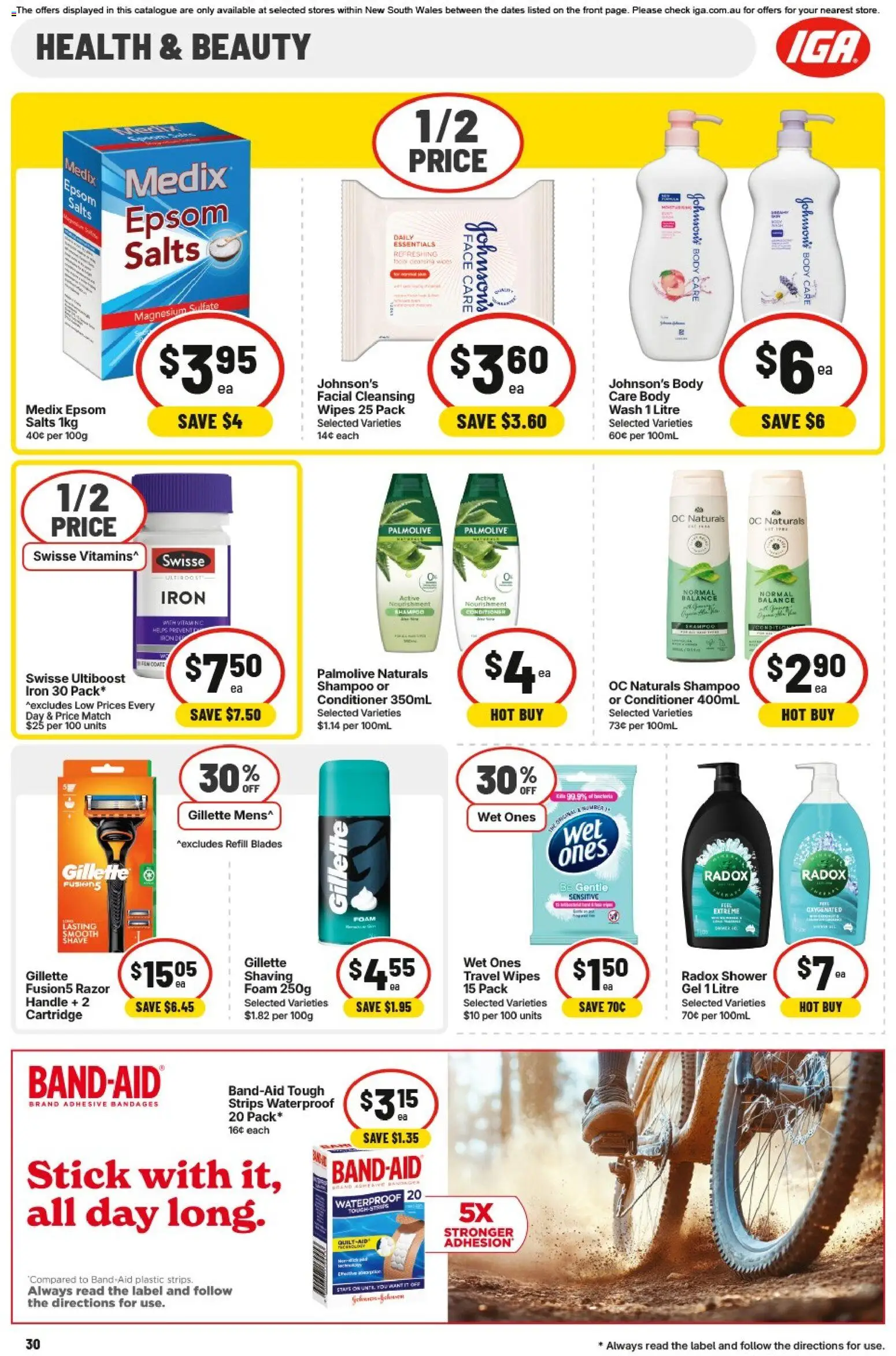 IGA catalogue - valid from 08.04.2026 | Page: 33 | Products: Shower, Conditioner, Razor, Iron