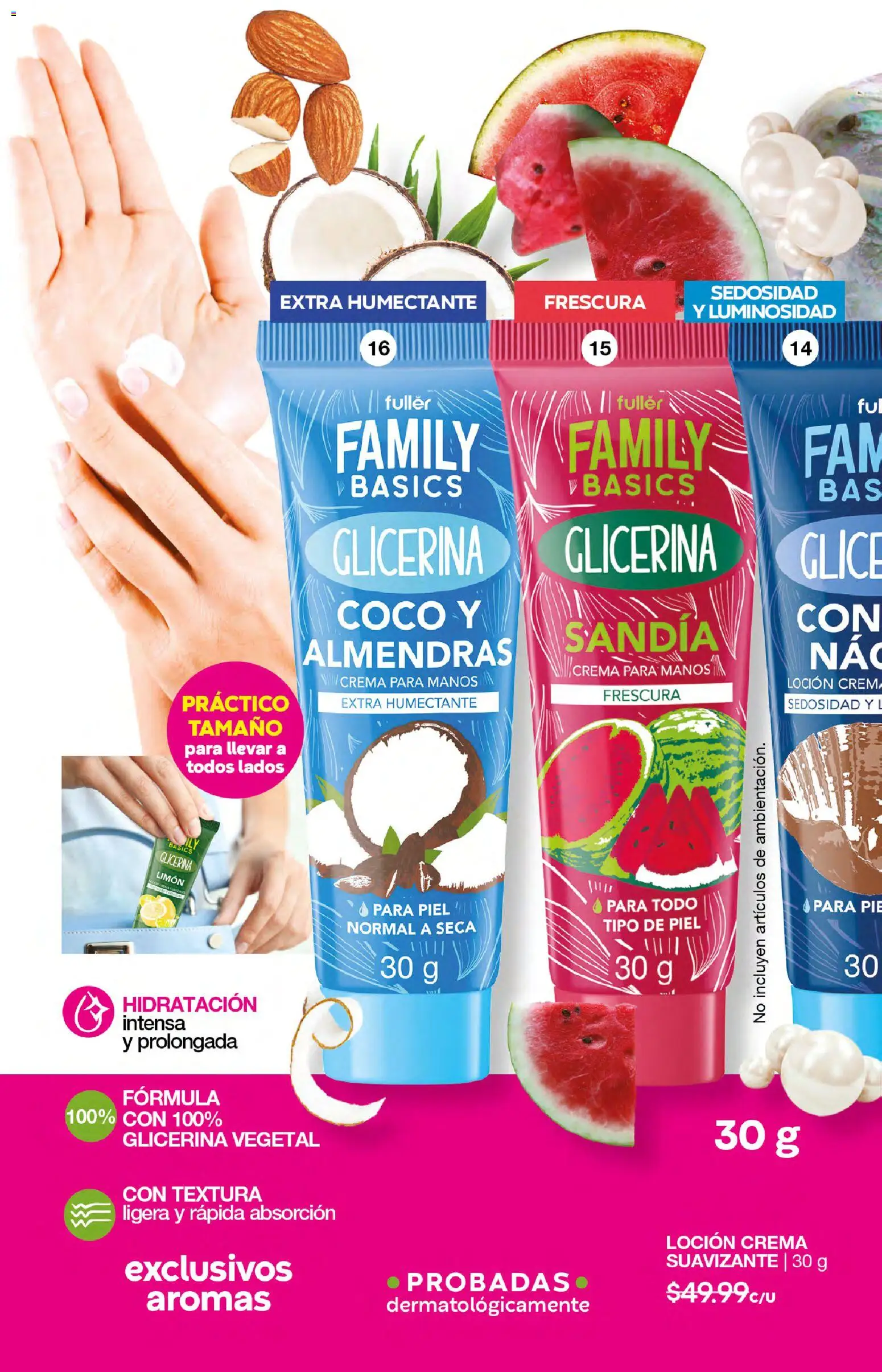 Nuevas ofertas de Fuller válidas en toda la República Mexicana desde el 04.03.2026. ¡Encuentra las mejores ofertas en Fuller campaña 24 2026! | Página: 8 | Productos: Almendras, Sandía, Crema, Suavizante
