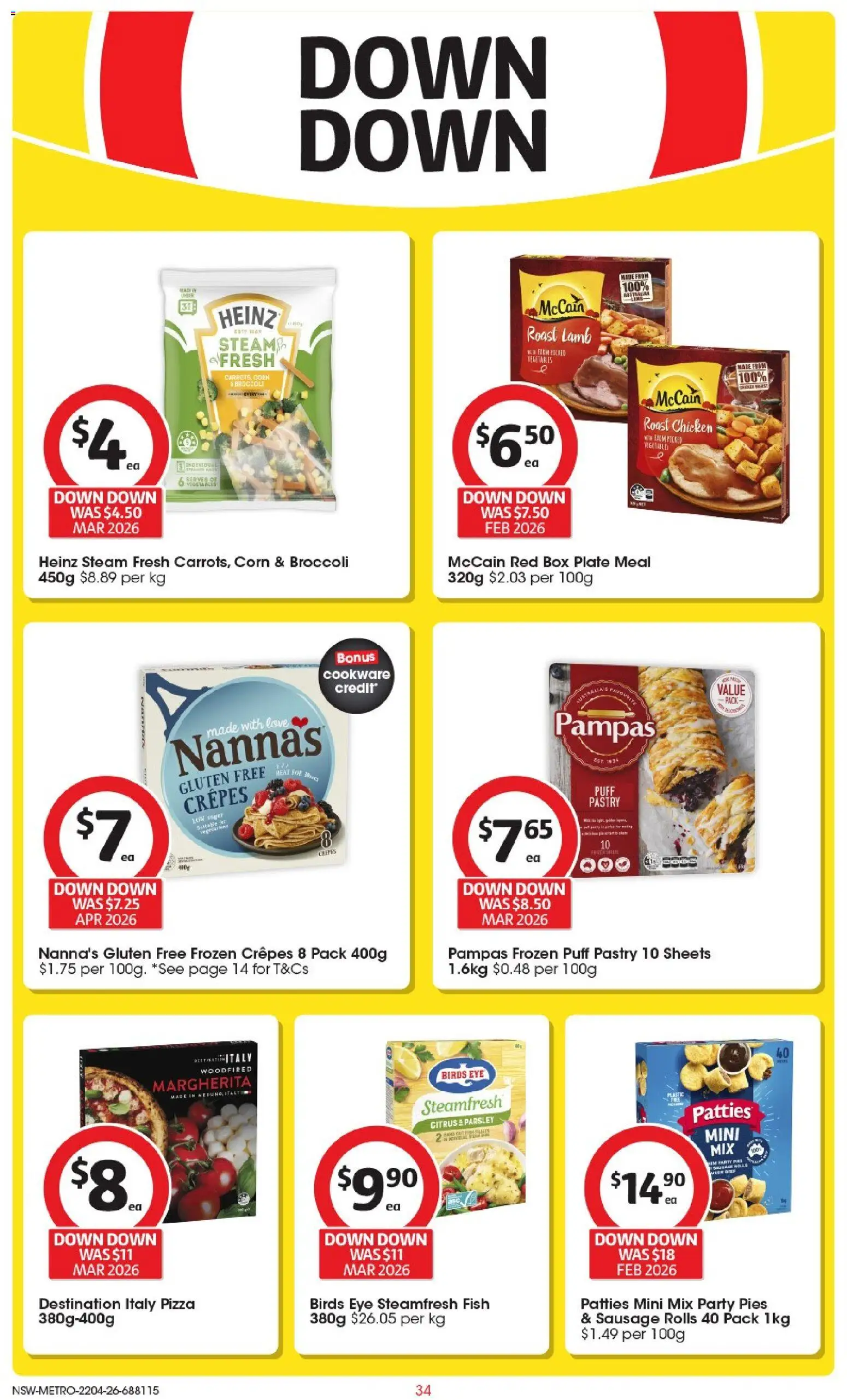 Coles catalogue - valid from 22.04.2026 | Page: 34 | Products: Box, Lamb, Cookware, Sausage