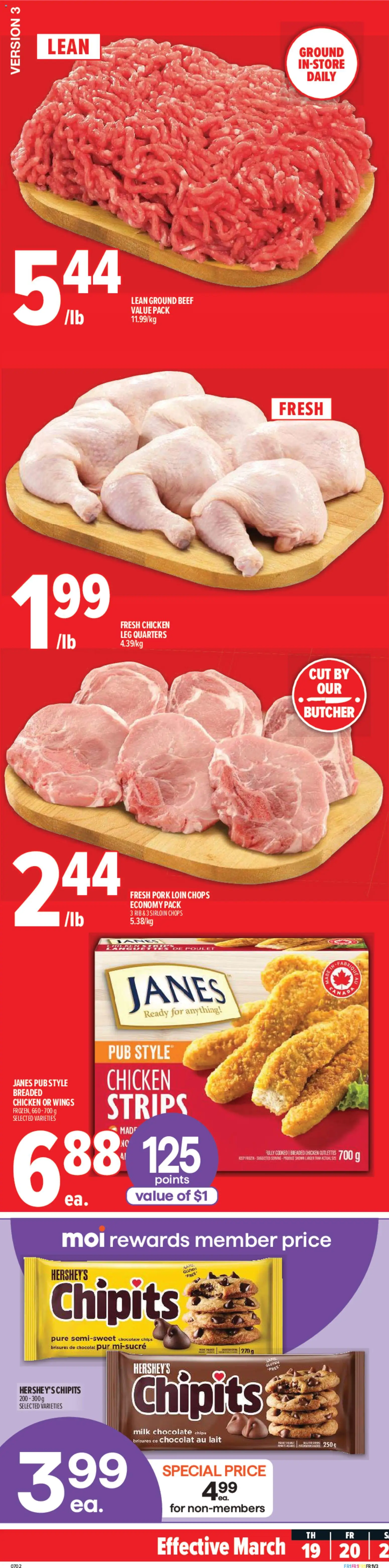 Metro flyer valid from 19.03.2026 | Page: 1 | Products: Beef, Milk, Chocolate, Pork