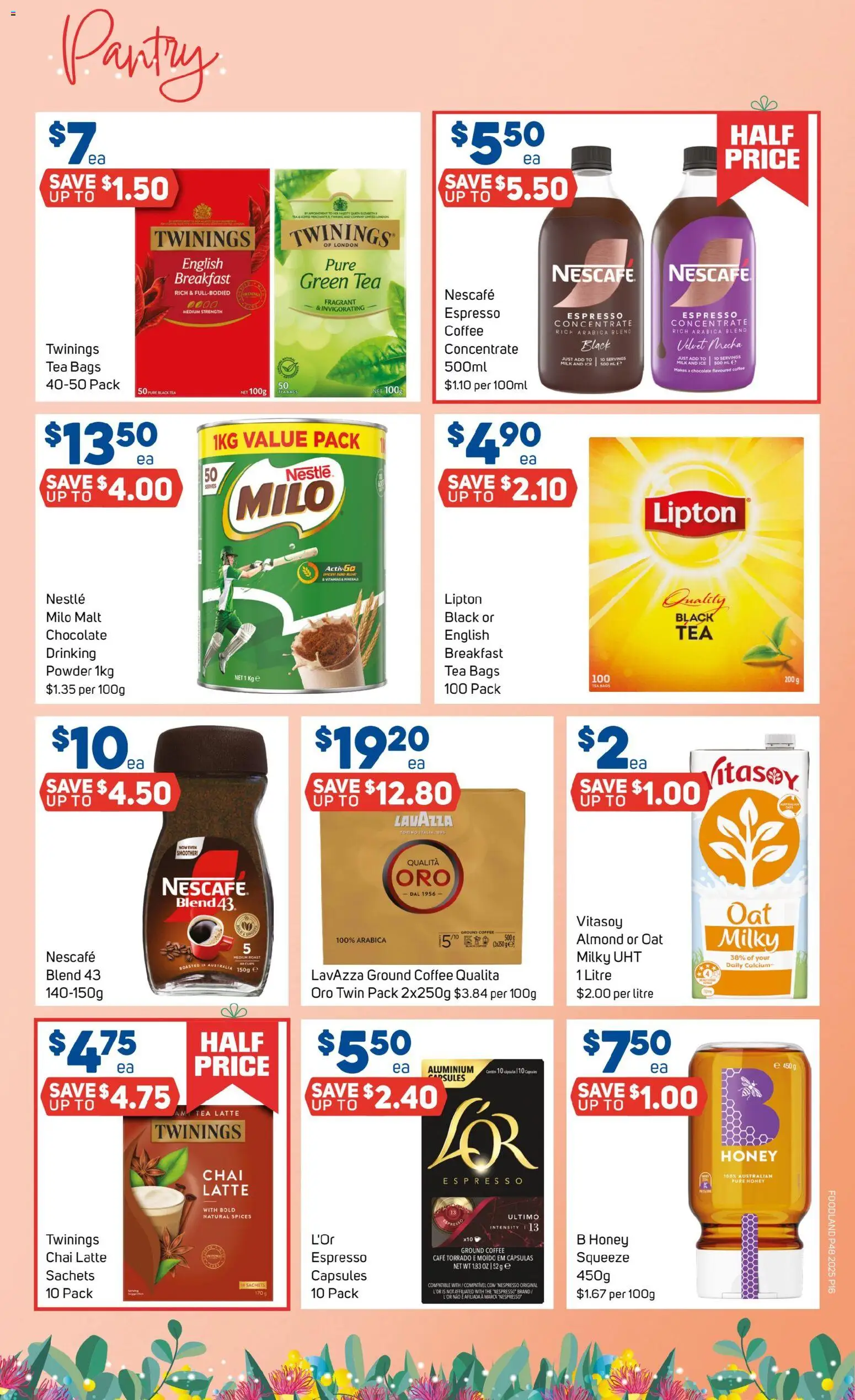 Foodland catalogue - valid from 26.11.2025 | Page: 16 | Products: Cups, Powder, Rice, Tea