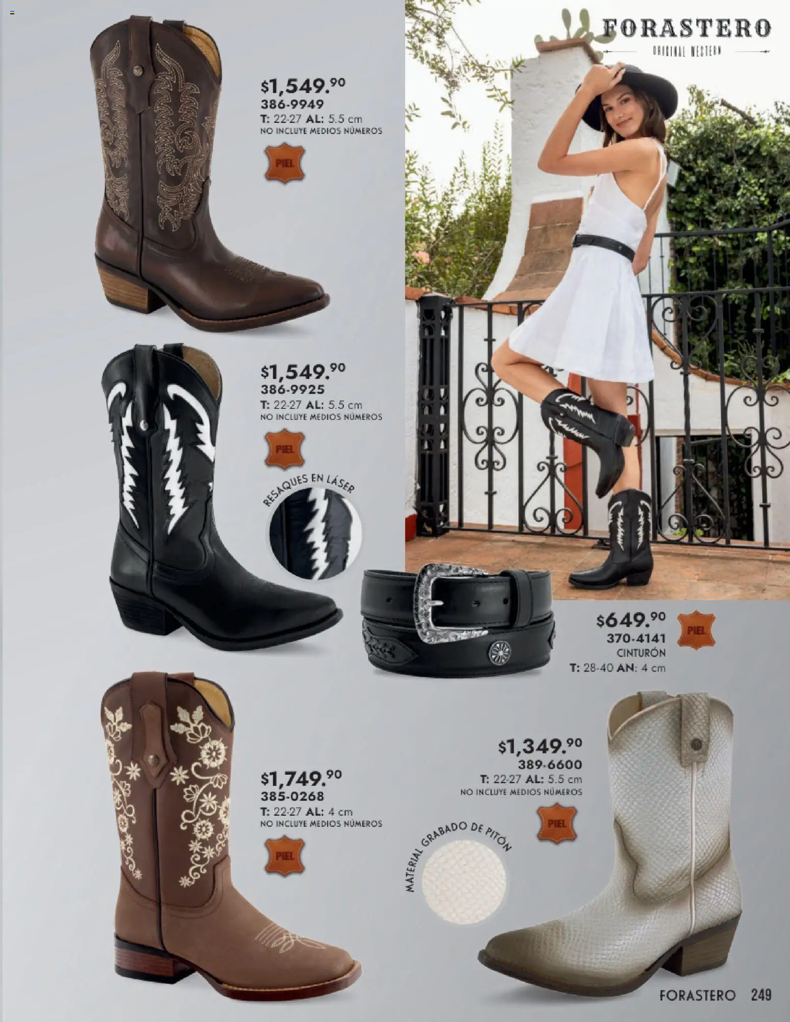 Nuevas ofertas de Andrea válidas en toda la República Mexicana desde el 25.01.2026. ¡Encuentra las mejores ofertas en Andrea catálogo Calzado Dama! | Página: 249 | Productos: Cinturón