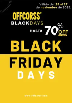Offcorss - Black Friday -  Vista previa de la revista de la tienda Offcorss valido desde el 25.11.2025