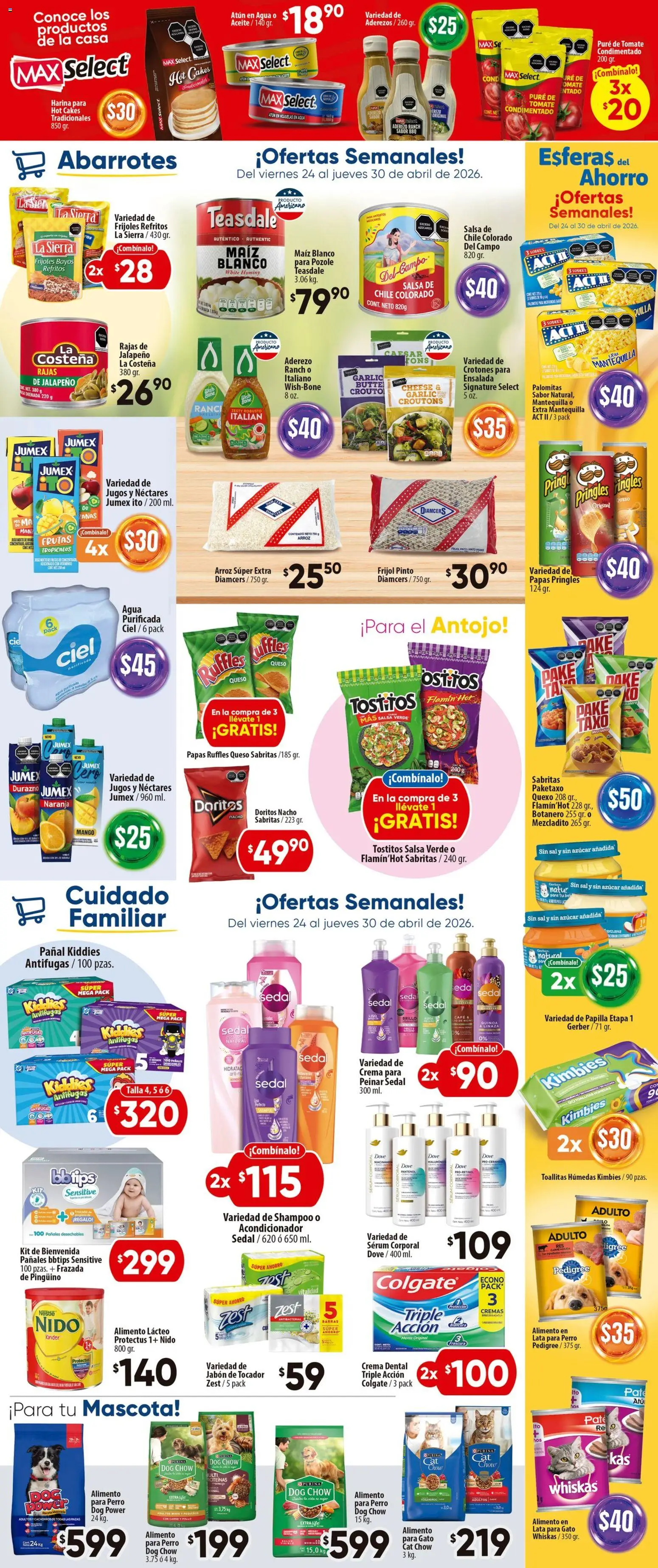 Nuevas ofertas de Calimax válidas en toda la República Mexicana desde el 24.04.2026. ¡Encuentra las mejores ofertas en Calimax folleto Mexicali y SLRC! | Página: 5 | Productos: Maíz, Harina, Serum, Queso
