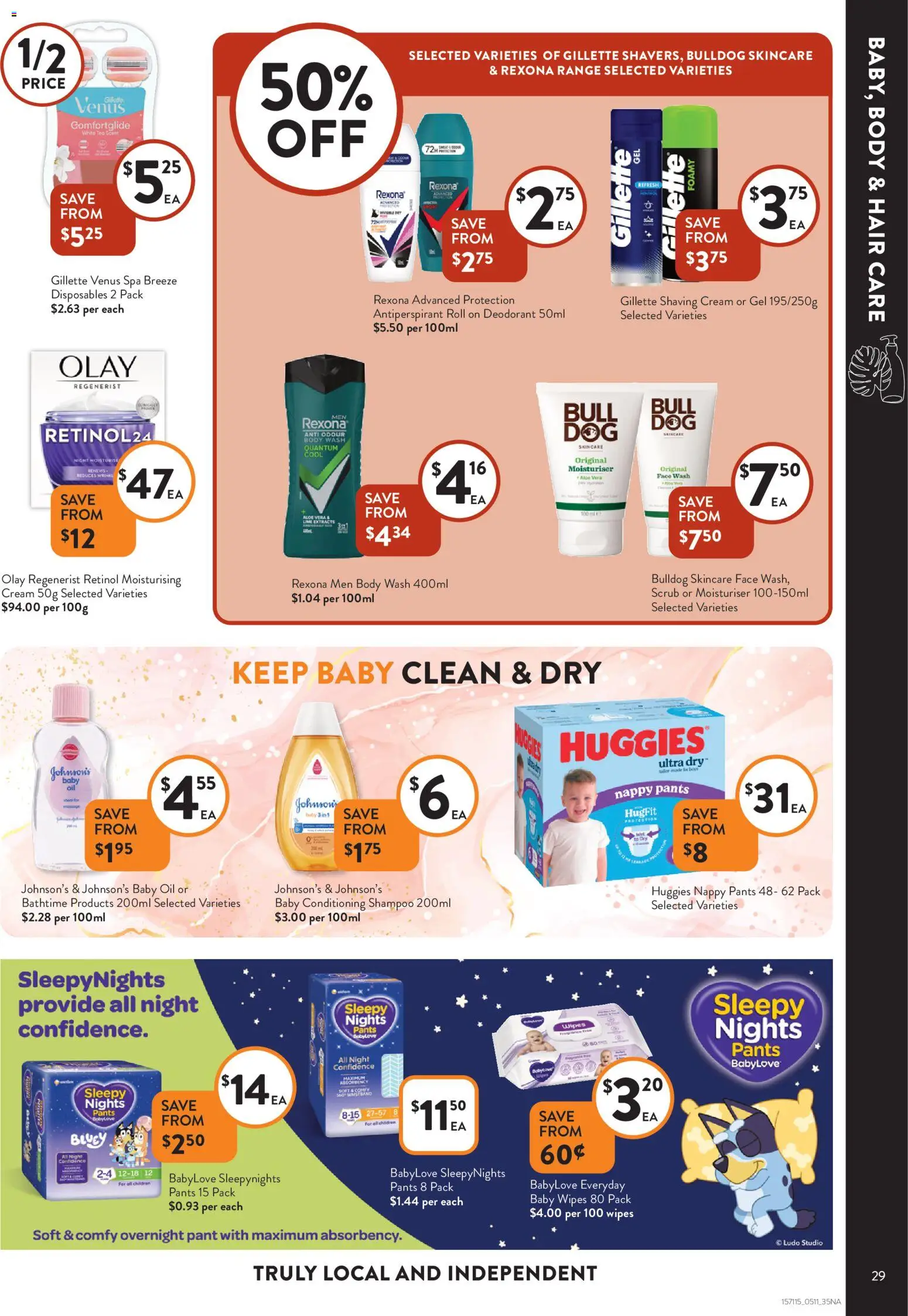 Foodworks catalogue - valid from 05.11.2025 | Page: 29 | Products: Oil, Tea, Cream, Shaving cream