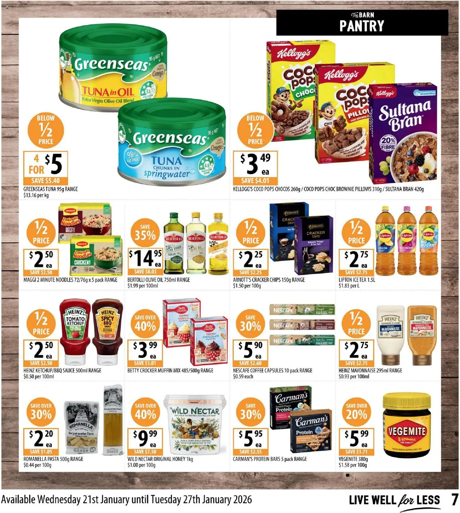 Supabarn catalogue - valid from 21.01.2026 | Page: 7 | Products: Plant, Coffee, Mayonnaise, Pillow