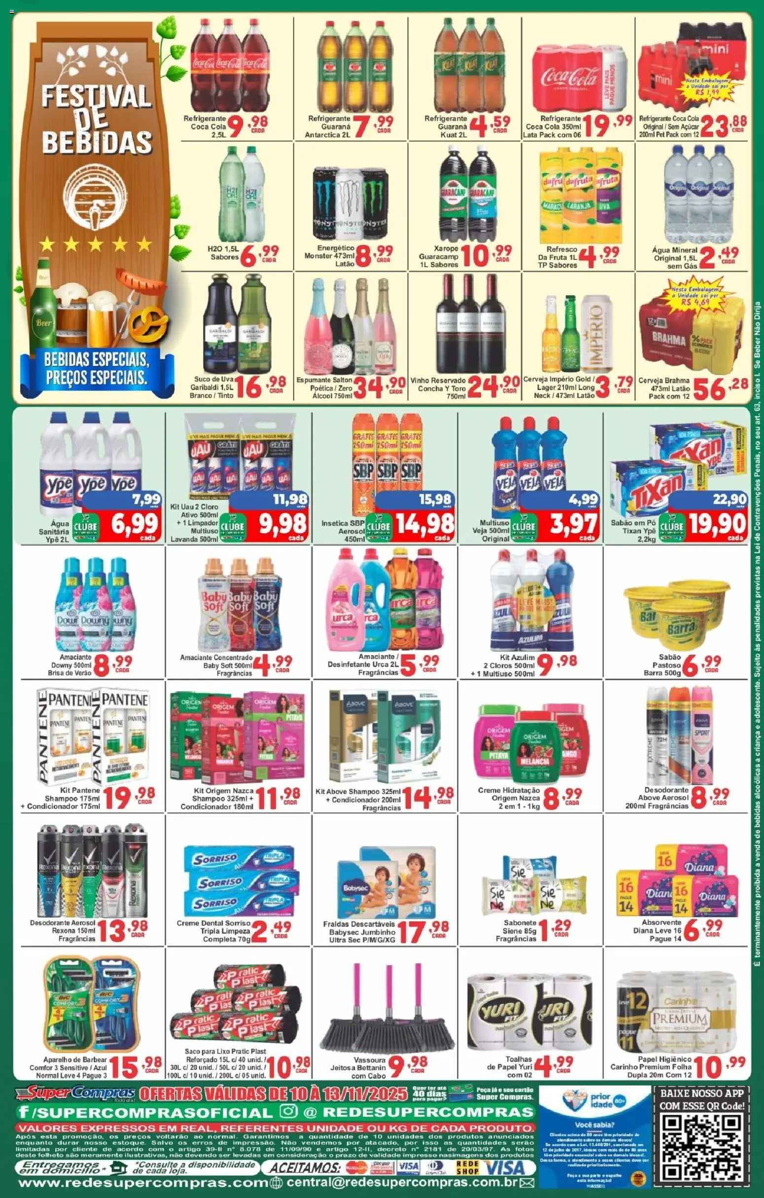 Rede Super Compras Folheto - válido de 10.11.2025 | Página: 4 | Produtos: Limpador multiuso, Guaraná, Creme, Monster