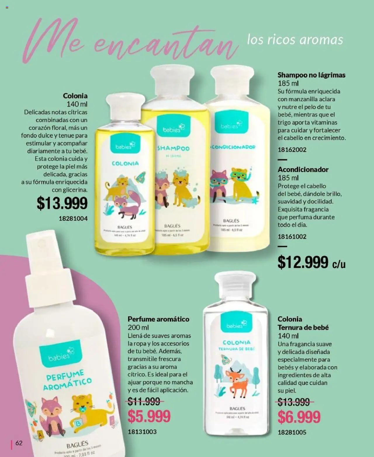 Bagués catálogo │ válido desde el 01.06.2025 | Página: 62 | Productos: Perfume, Shampoo, Acondicionador, Ropa