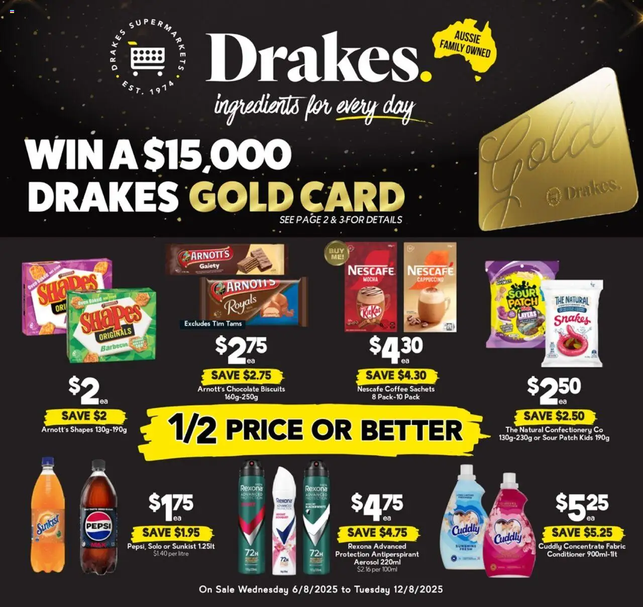 Drakes catalogue - valid from 06.08.2025 | Page: 20 | Products: Conditioner, Pepsi, Nescafe, Oven