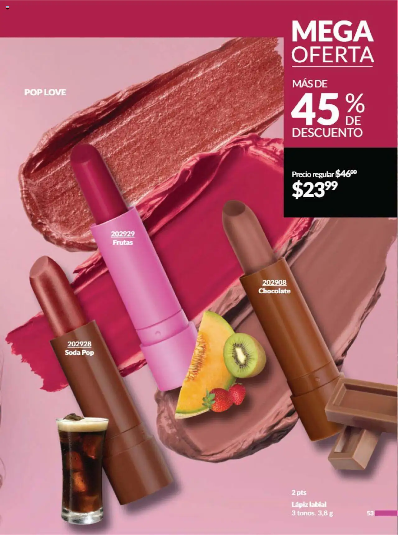 Nuevas ofertas de AVON válidas en toda la República Mexicana desde el 09.08.2025. ¡Encuentra las mejores ofertas en AVON - Campaña 13 2025! | Página: 60 | Productos: Chocolate, Lápiz labial