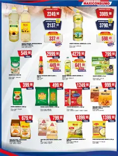 Vista previa Maxiconsumo ofertas válido desde el 20.10.2025 | Página: 3 | Productos: Aceite, Arroz, Fideos, Pan rallado