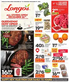 Preview of Longo's weekly flyer / circulaire from shop Longo's valid from 26.12.2025