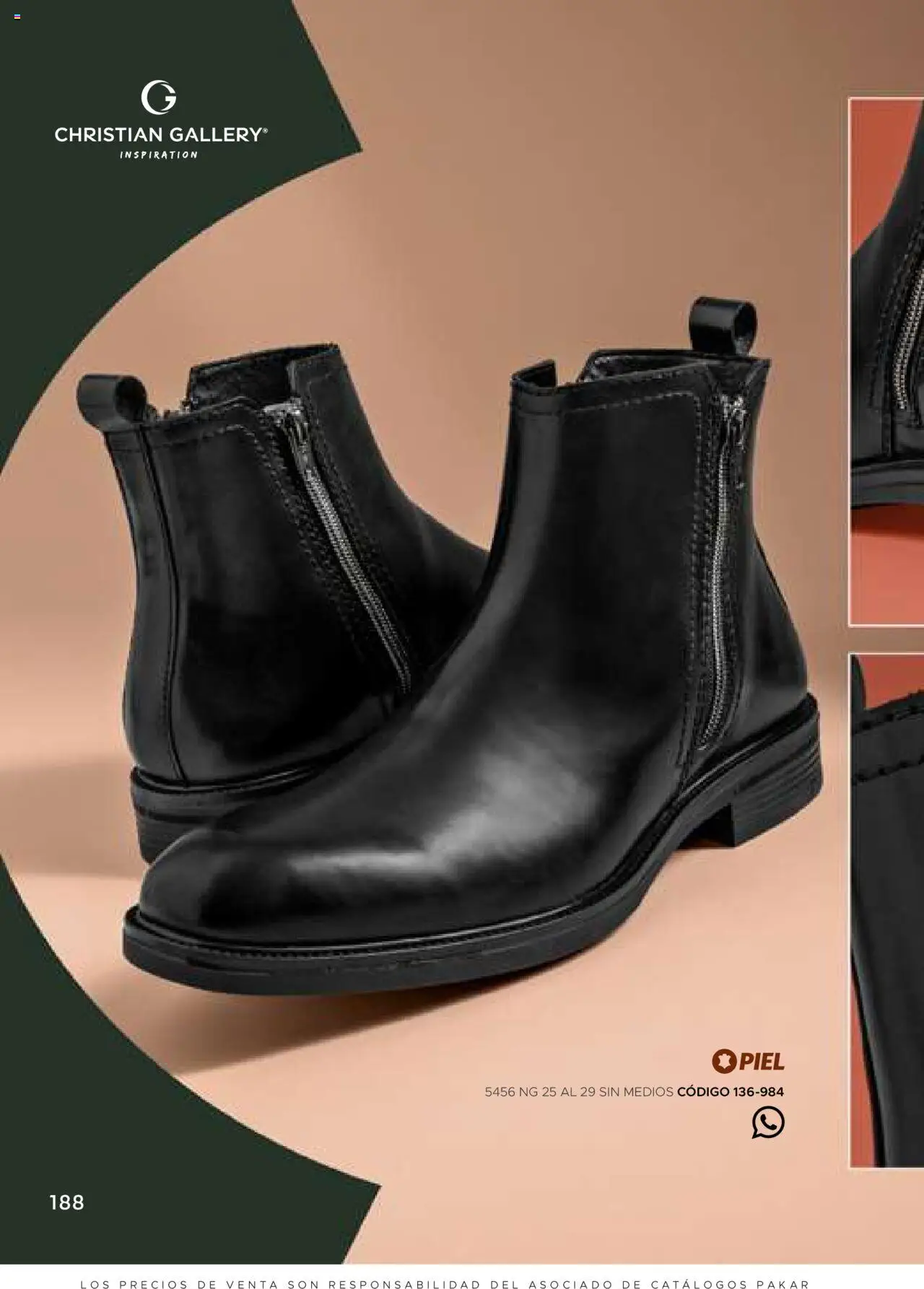 Nuevas ofertas de SC Pakar válidas en toda la República Mexicana desde el 24.07.2025. ¡Encuentra las mejores ofertas en SC Pakar - Catálogo Hombre otoño / invierno! | Página: 188