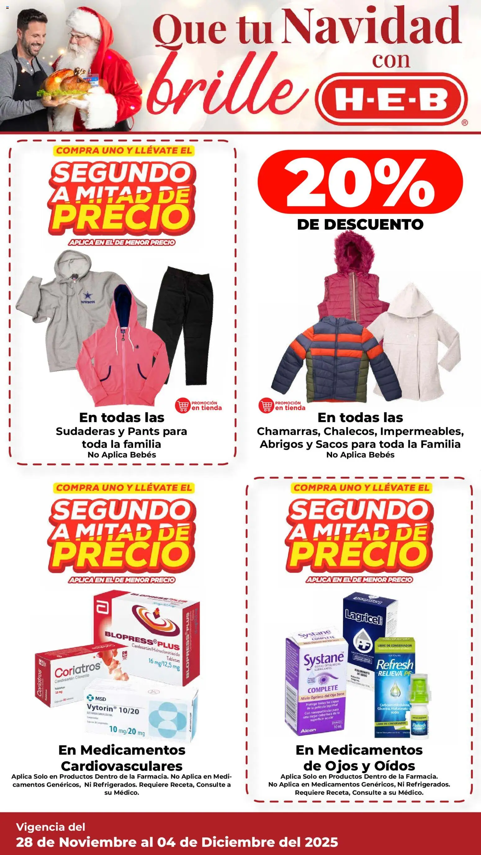 Nuevas ofertas de H-E-B válidas en toda la República Mexicana desde el 28.11.2025. ¡Encuentra las mejores ofertas en H-E-B folleto! | Página: 10 | Productos: Pants