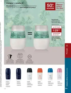 Natura - Ciclo 18/2025 - Pré-Visualização do folheto da loja Natura, válido de 30.10.2025 | Página: 179 | Produtos: Desodorante, Revista, Roupas