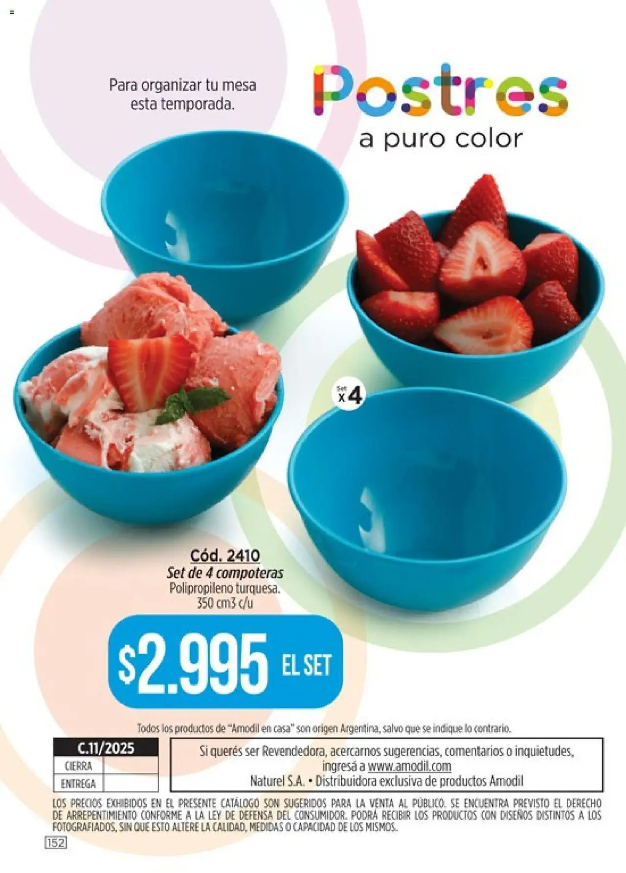 Catálogo Amodil Campaña 11 │ válido desde el 13.06.2025 | Página: 152 | Productos: Mesa