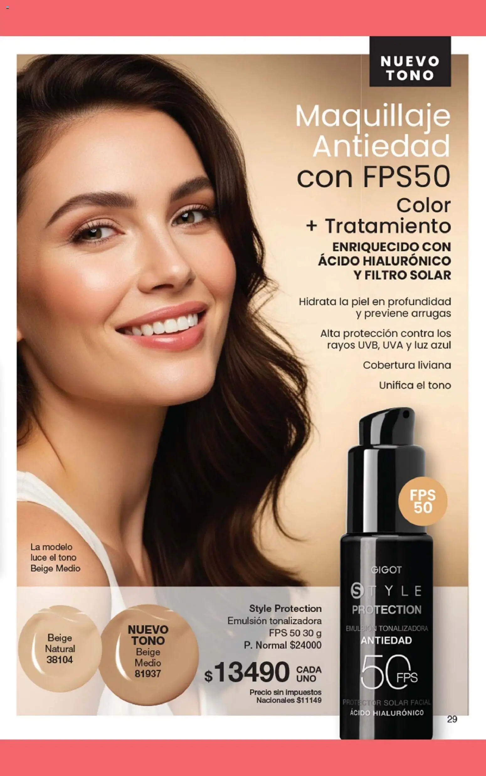 Gigot - CAMPAÑA 01 │ válido desde el 01.01.2026 | Página: 35 | Productos: Maquillaje, Protector solar, Emulsión, Uva