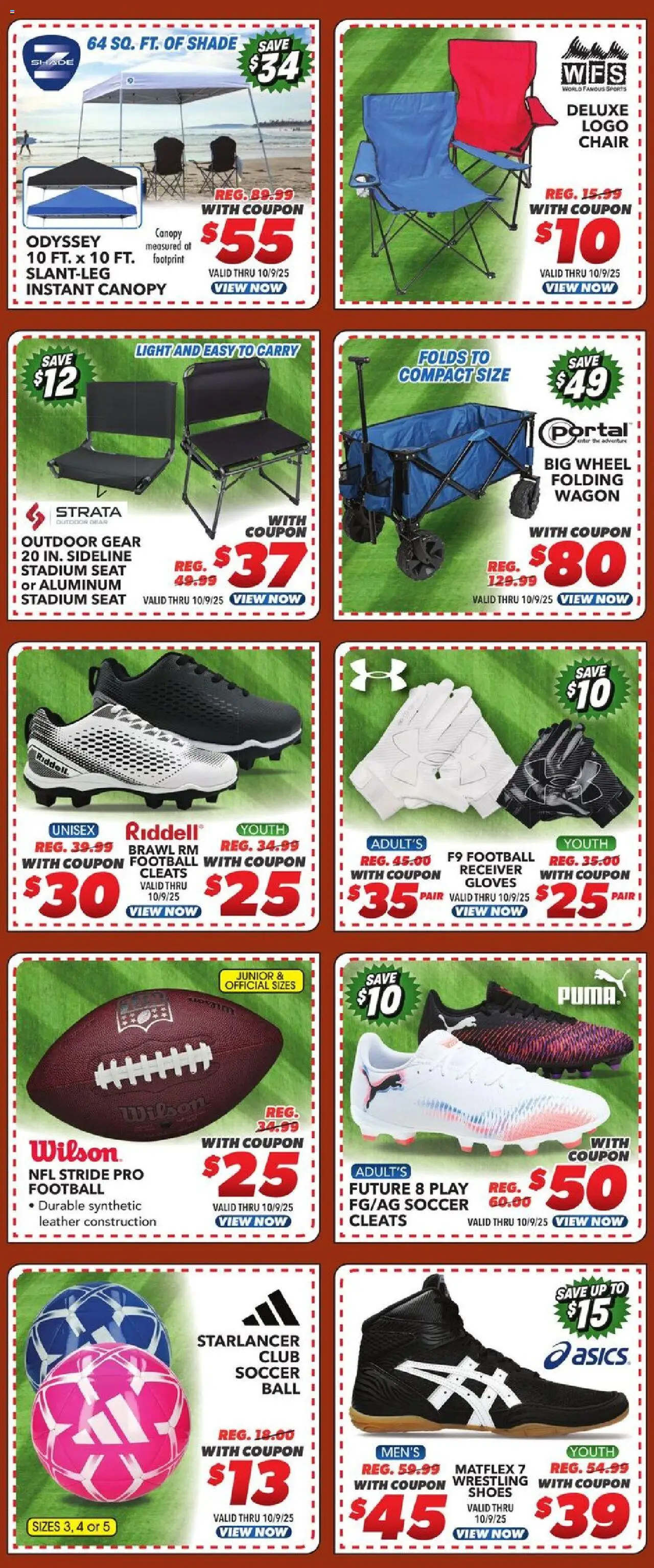 Big 5 Sporting Goods Weekly Ad - valid from 03.10.2025 | Page: 2 | Products: Chair, Gloves, Receiver