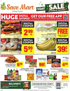 Preview of Save Mart weekly ads valid from 28.11.2025