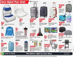 Canadian Tire flyer valid from 01.08.2025 | Page: 6 | Products: Luggage, Kettle