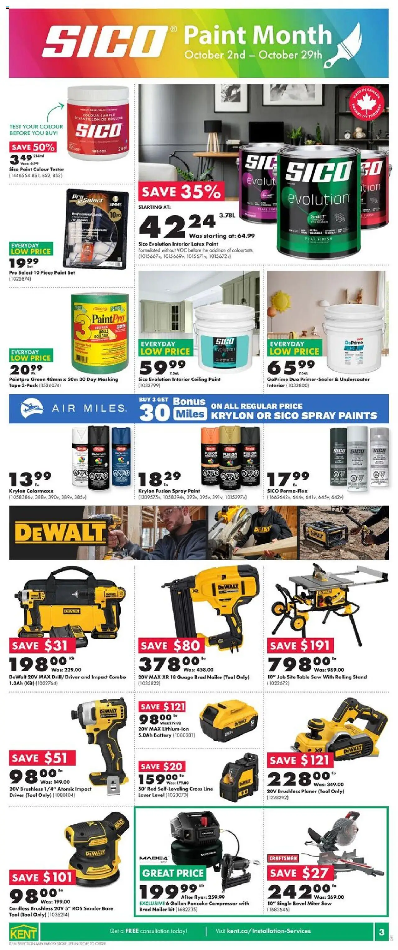 Kent flyer valid from 02.10.2025 | Page: 5 | Products: Table, Battery