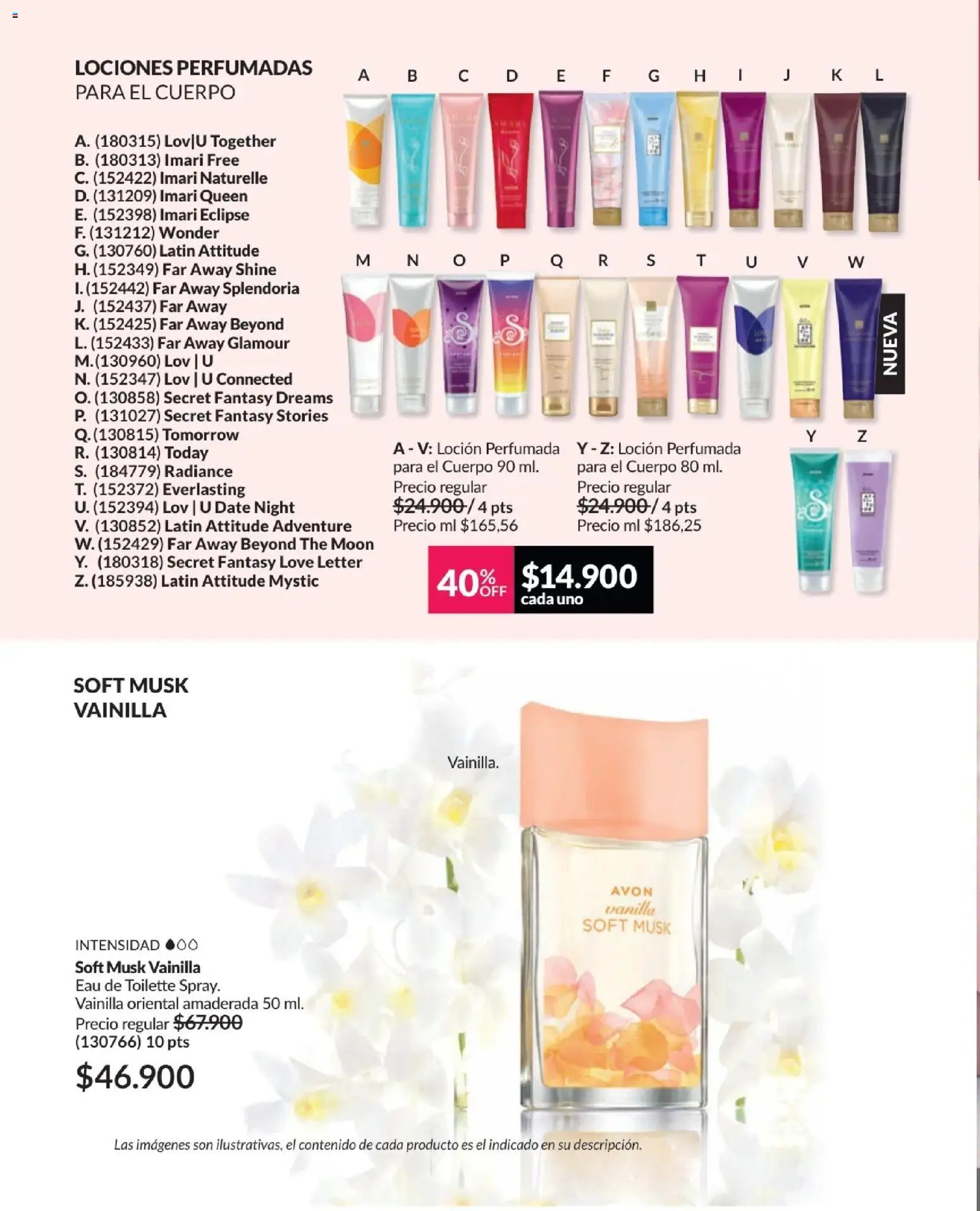 Avon revista - valida desde el 01.12.2025 | Página: 90 | Productos: Loción, Eau de toilette