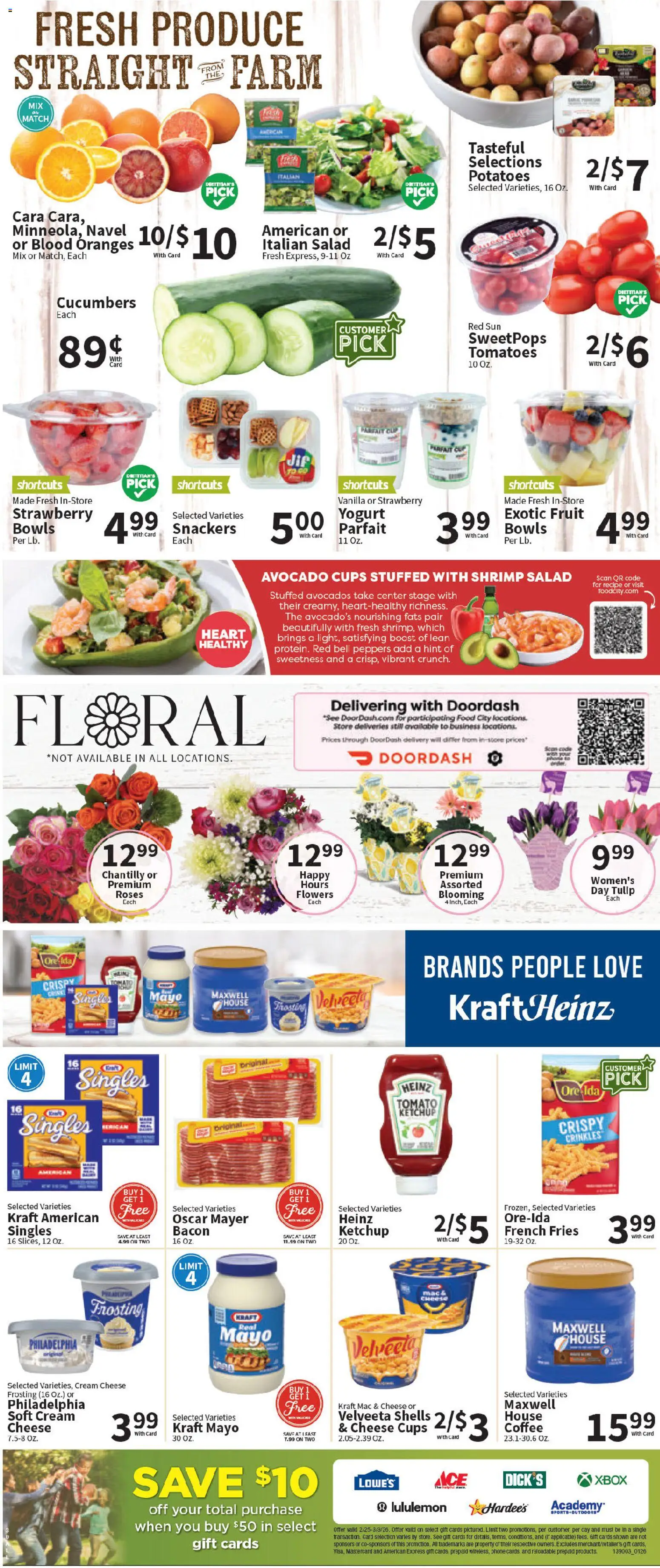 Food City Weekly Ad - valid from 25.02.2026 | Page: 5 | Products: Coffee, Salad, Potatoes, Xbox