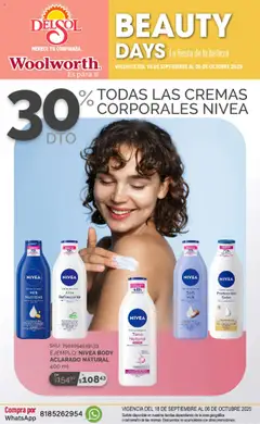 Vista previa de Del Sol y Woolworth - Catálogo - La Fiesta de la Belleza , nuevo folleto de la tienda, válido en México a partir del 18.09.2025