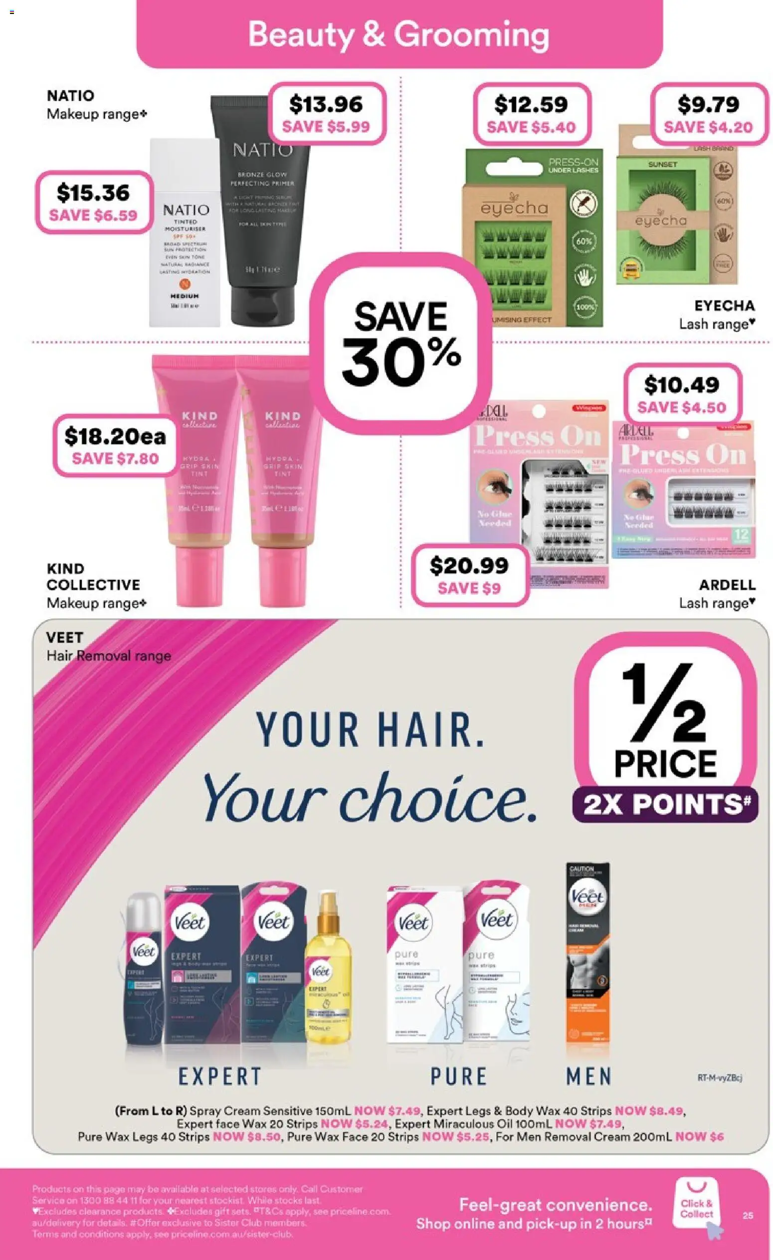 Priceline Pharmacy catalogue - valid from 10.12.2025 | Page: 25 | Products: Oil, Cream, Hair removal, Press