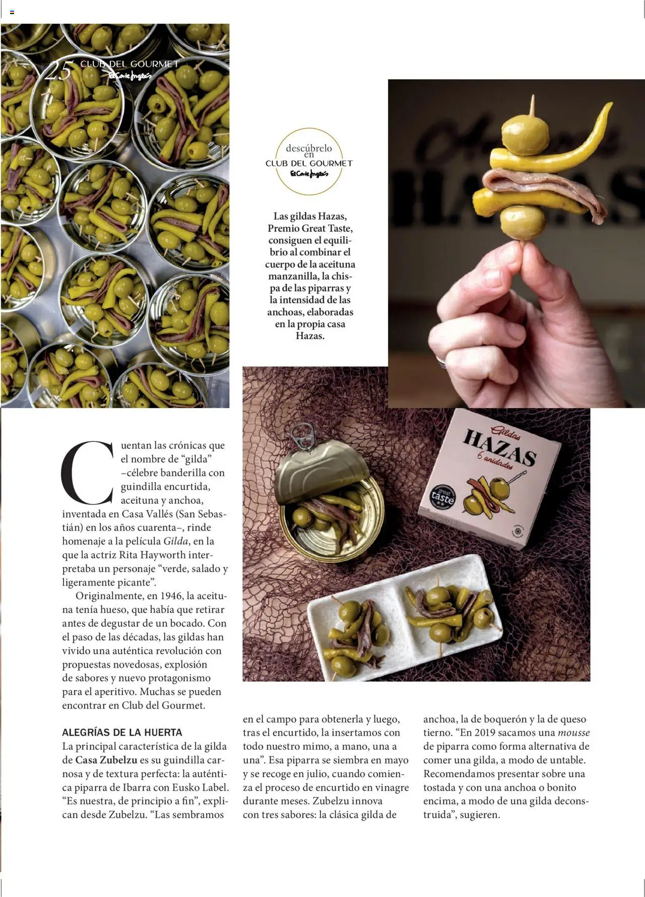 Nuevas ofertas de El Corte Inglés válidas en toda la República Mexicana desde el 29.09.2025. ¡Encuentra las mejores ofertas en El Corte Inglés - Catálogo Gourmet Magazine Otoño! | Página: 25 | Productos: Vinagre, Queso, Mousse, Sobre