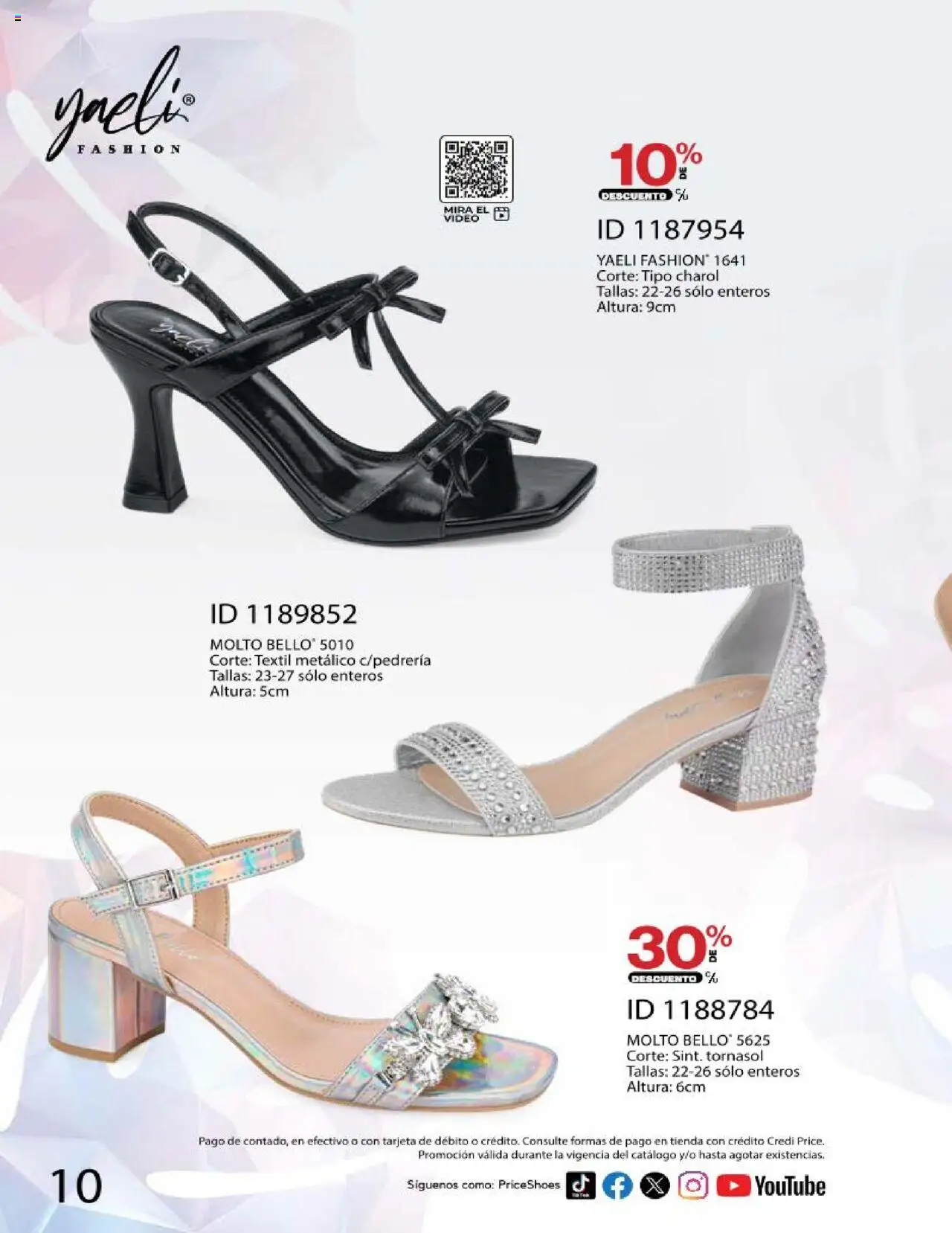Nuevas ofertas de Price Shoes válidas en toda la República Mexicana desde el 28.04.2025. ¡Encuentra las mejores ofertas en Price Shoes catálogo Calzado PV 2025! | Página: 10 | Productos: Video