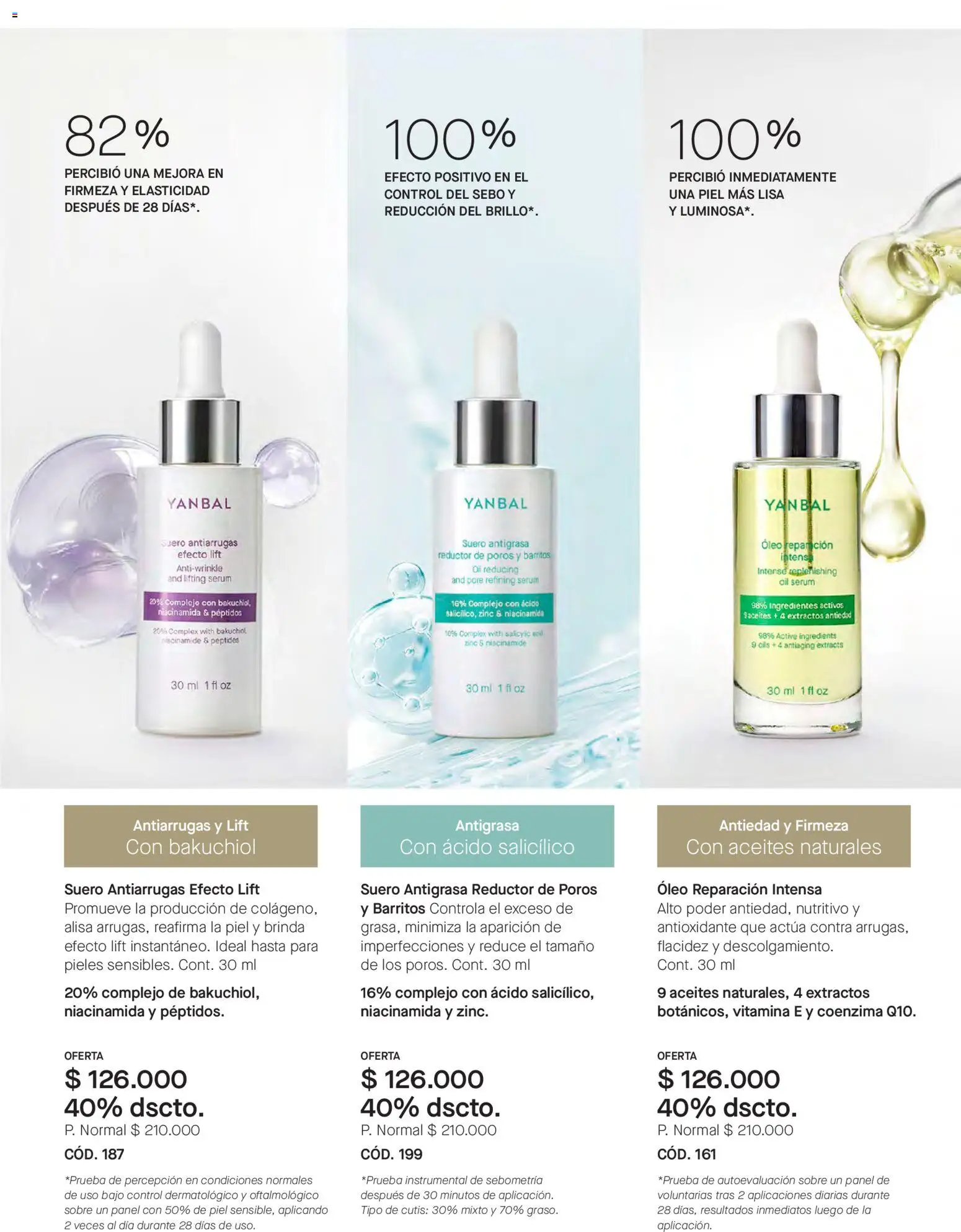 Yanbal revista - valida desde el 03.01.2026 | Página: 29 | Productos: Antigrasa, Serum, Brillo, Sobre