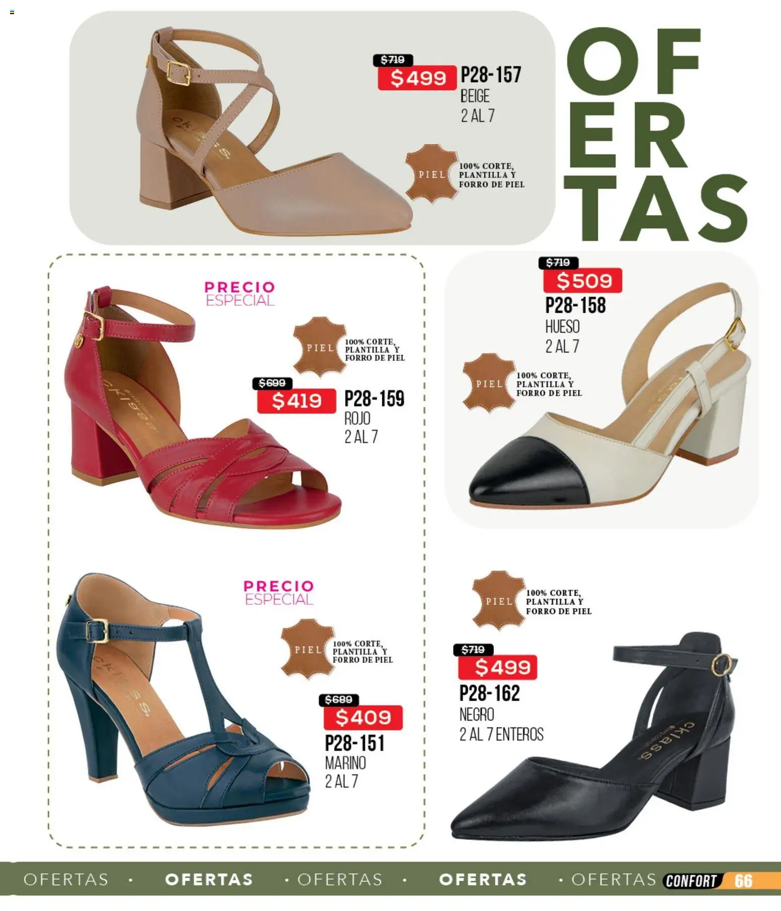 Nuevas ofertas de Cklass válidas en toda la República Mexicana desde el 12.01.2026. ¡Encuentra las mejores ofertas en Cklass catálogo Mega Ofertas Calzado! | Página: 67