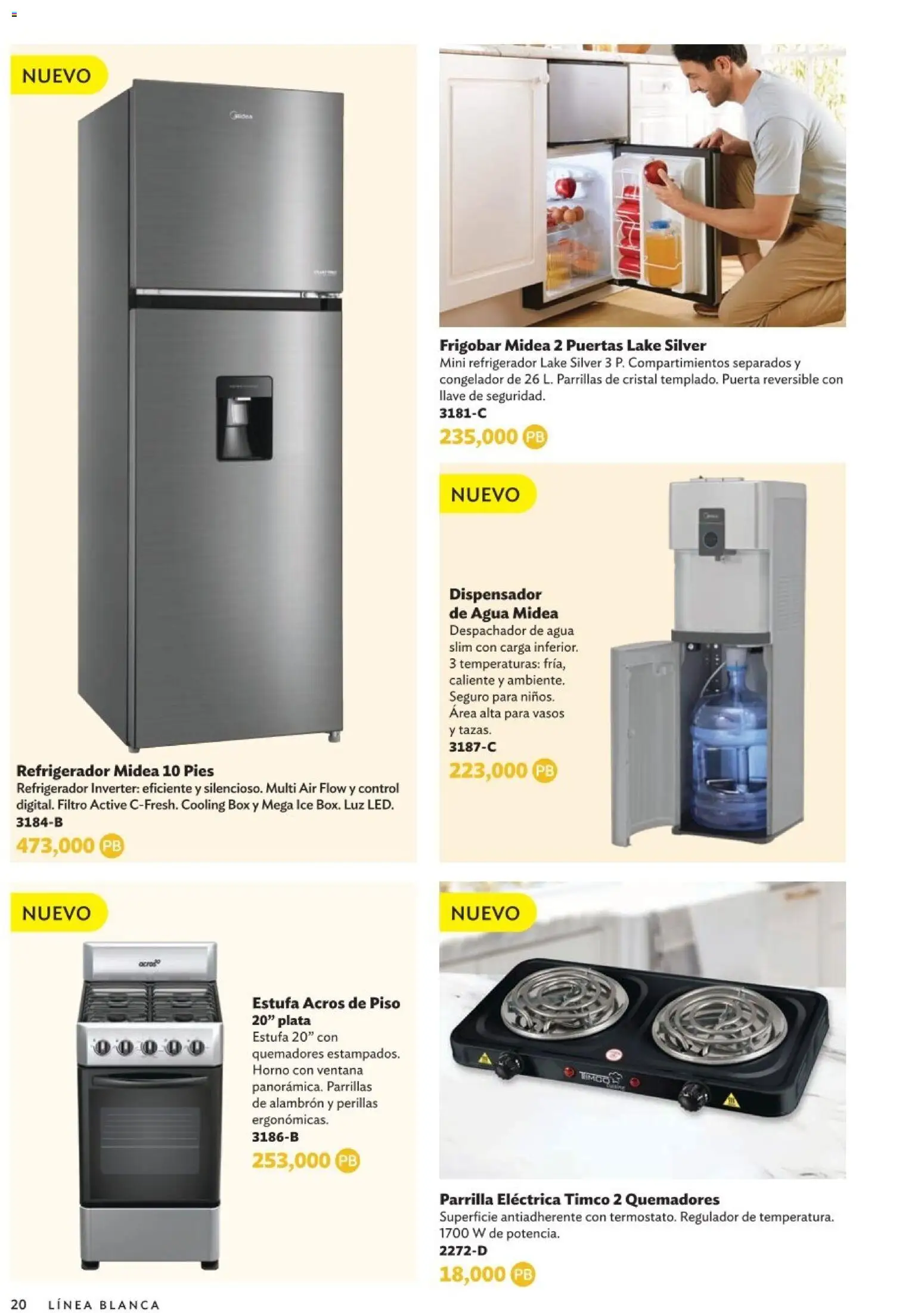 Nuevas ofertas de Betterware válidas en toda la República Mexicana desde el 05.01.2026. ¡Encuentra las mejores ofertas en Betterware Catálogo de Premios! | Página: 20 | Productos: Refrigerador, Parrilla, Vasos, Llave