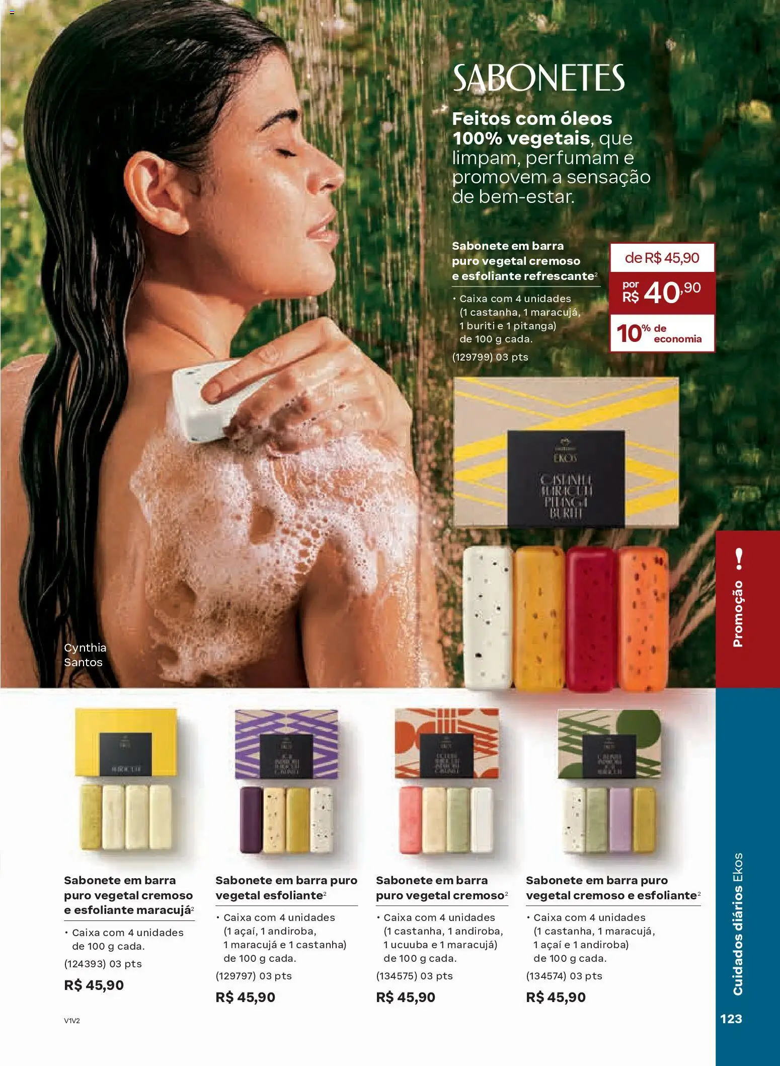 Natura Folheto - válido de 04.02.2026 | Página: 123 | Produtos: Maracujá, Caixa, Sabonete, Açaí