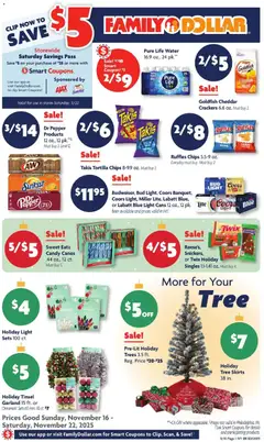 Preview of Family Dollar weekly ads valid from 16.11.2025